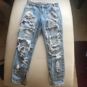One Teaspoon Distressed Jeans